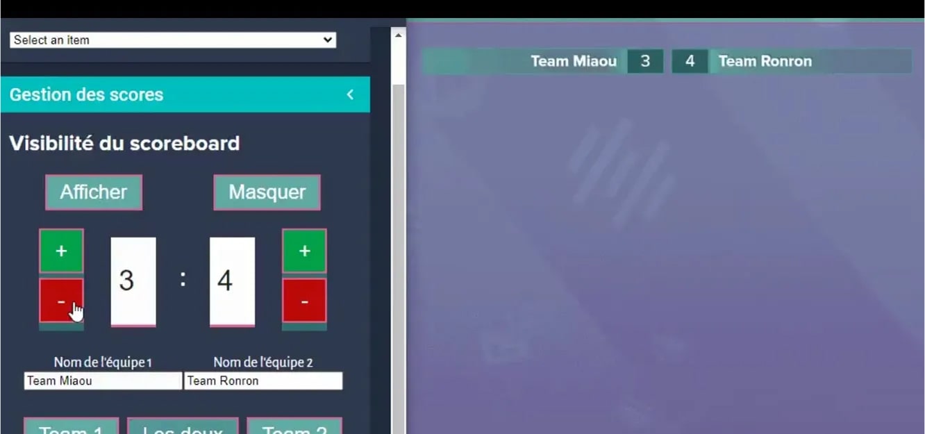 Un bandeau et un scoreboard pour les festivals de podcast