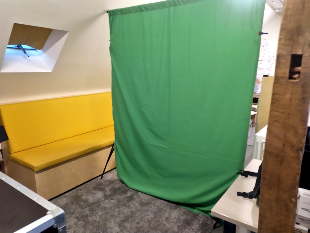 Expérimentation sur un fond vert