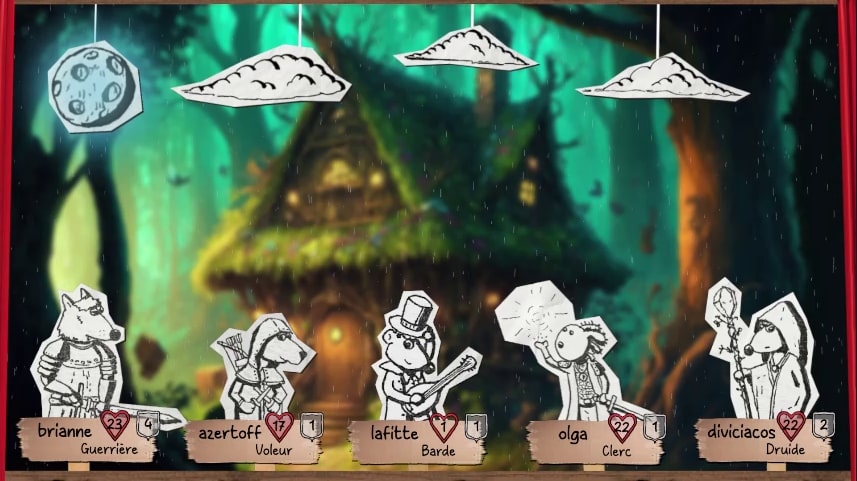 Capture d'écran de l'overlay JDR Arkonautes