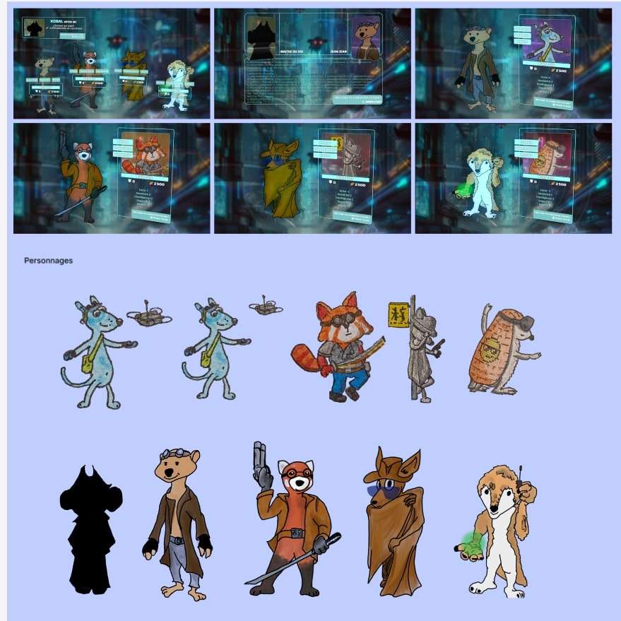 Le maquettage final sur Figma