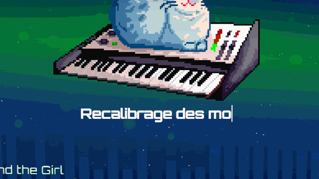 Exemple du texte déroulant sur l'overlay