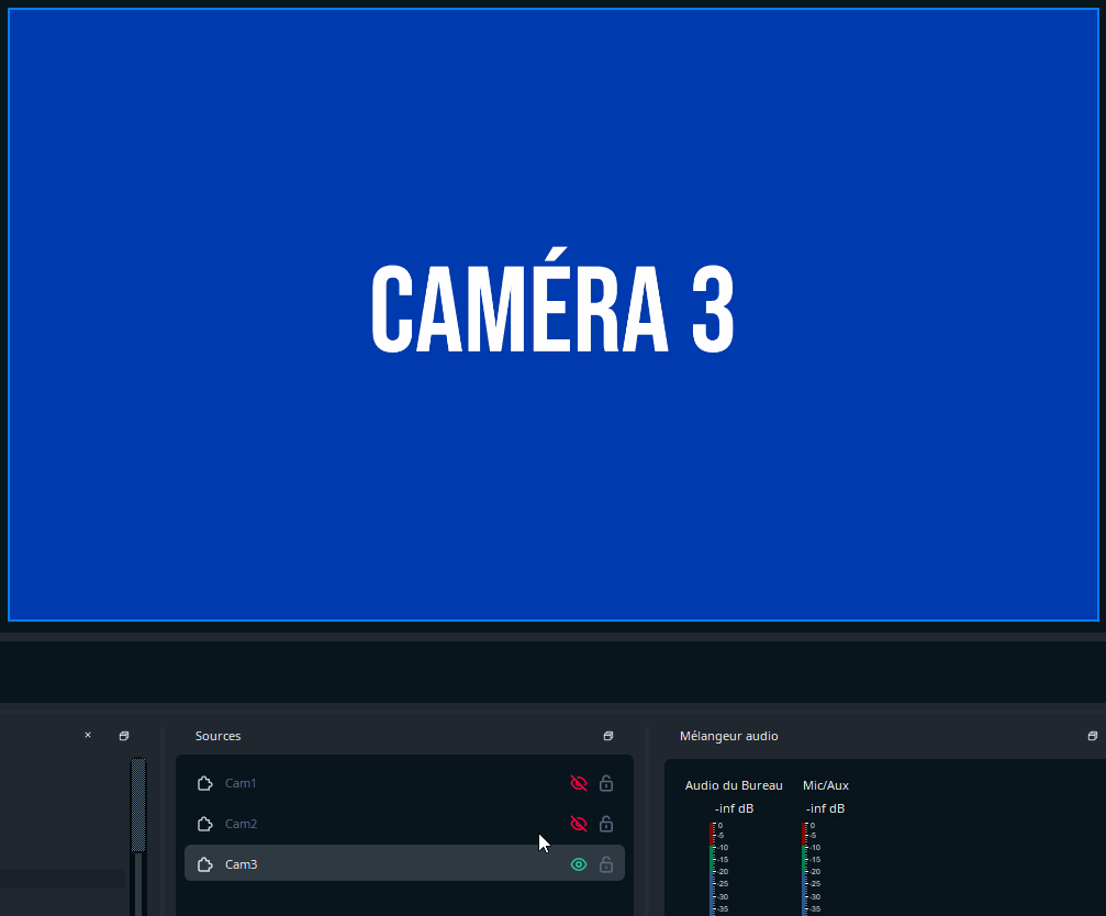 Le script Source Toggler en action
