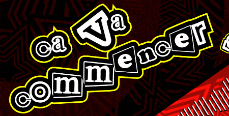 Un titre de scène avec une animation de flottement